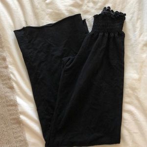 Black wide leg sweatpants !